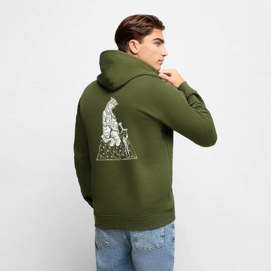 NEUES PROD Männer Premium Hoodie Walther von der Vogelweide - Khaki