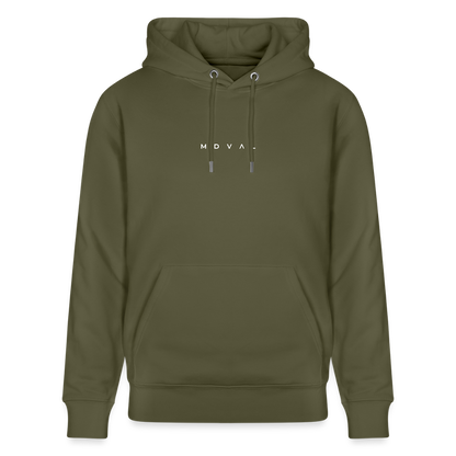 MDVAL Logo Bio-Hoodie - Khaki Grün