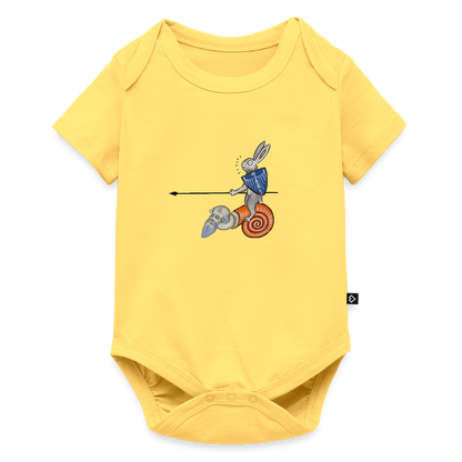Honti Baby Hase Body - Pastellgelb