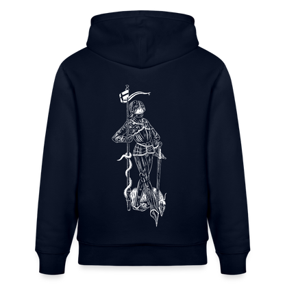 Geschichtsfenster Mittelalter Hoodie | Heiliger Georg Bio Hoodie - Navy
