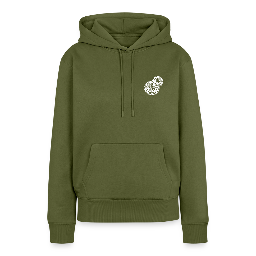 NEUES PROD FRAUEN HOODIE Templer Siegel - Khaki