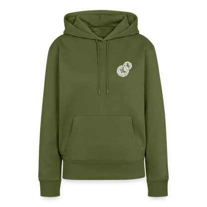 NEUES PROD FRAUEN HOODIE Templer Siegel - Khaki