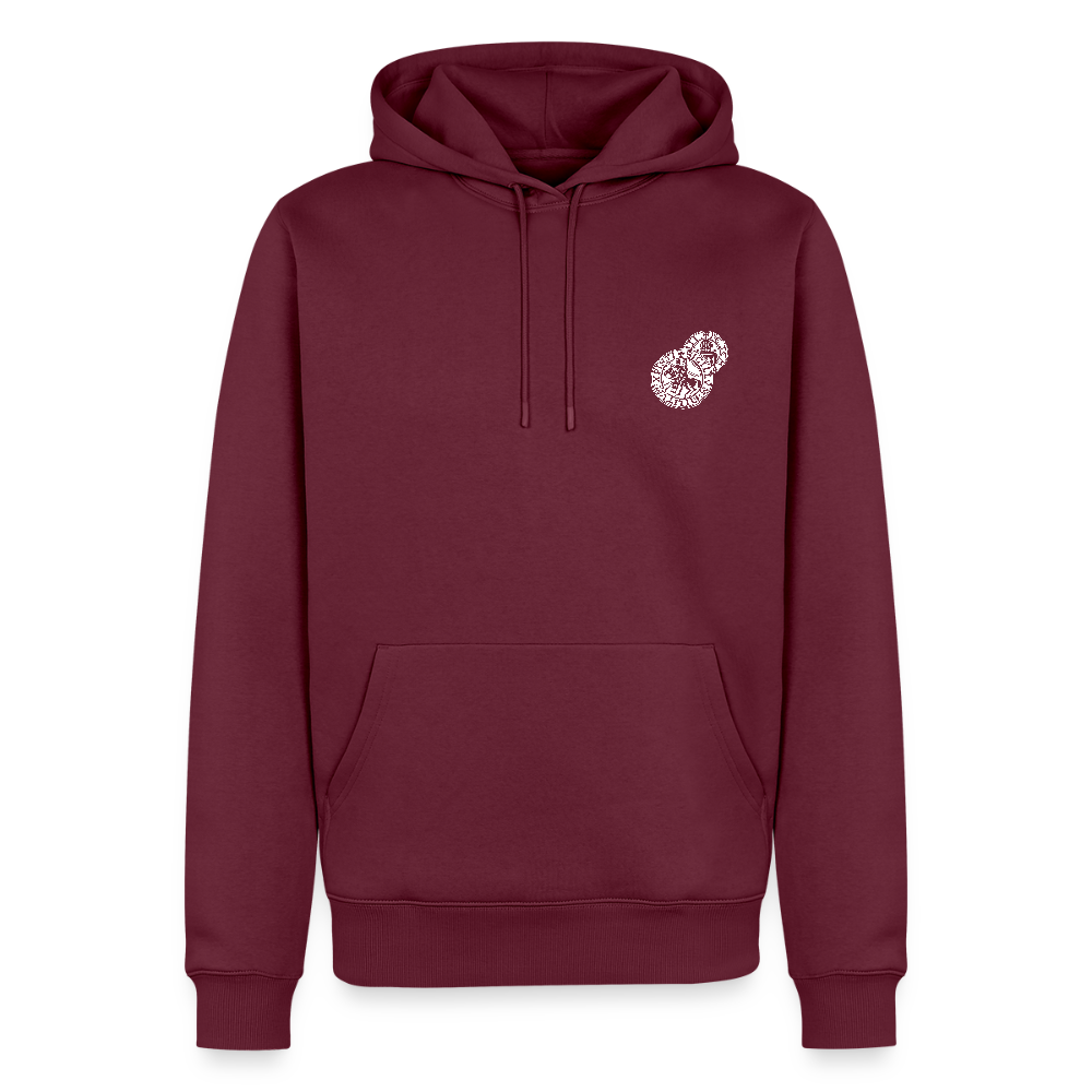 NEUES PROD Männer Premium Hoodie Templersiegel - Burgunderrot