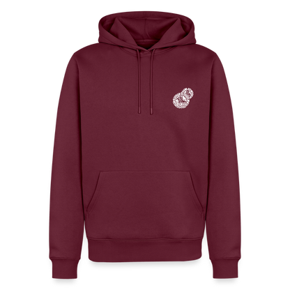 NEUES PROD Männer Premium Hoodie Templersiegel - Burgunderrot