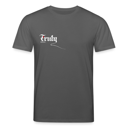 Mittelalter T-Shirt Kalligraphie Textura I dunkel - Anthrazit