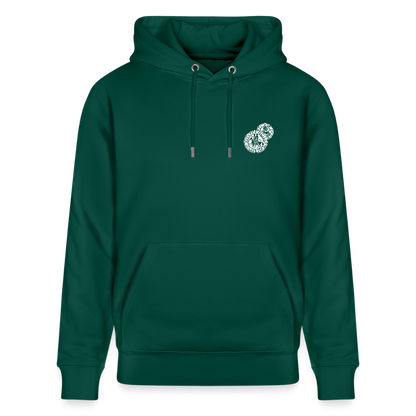 Templerhoodie | Siegel des Templerordens "Zwei Reiter auf einem Pferd" | dunkel | Bio Hoodie - Forest