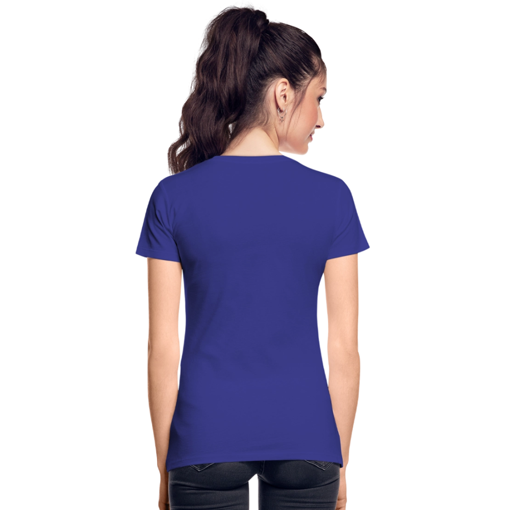 Mittelalter Shirt MDVAL Logo I tight fit I Damen - Königsblau
