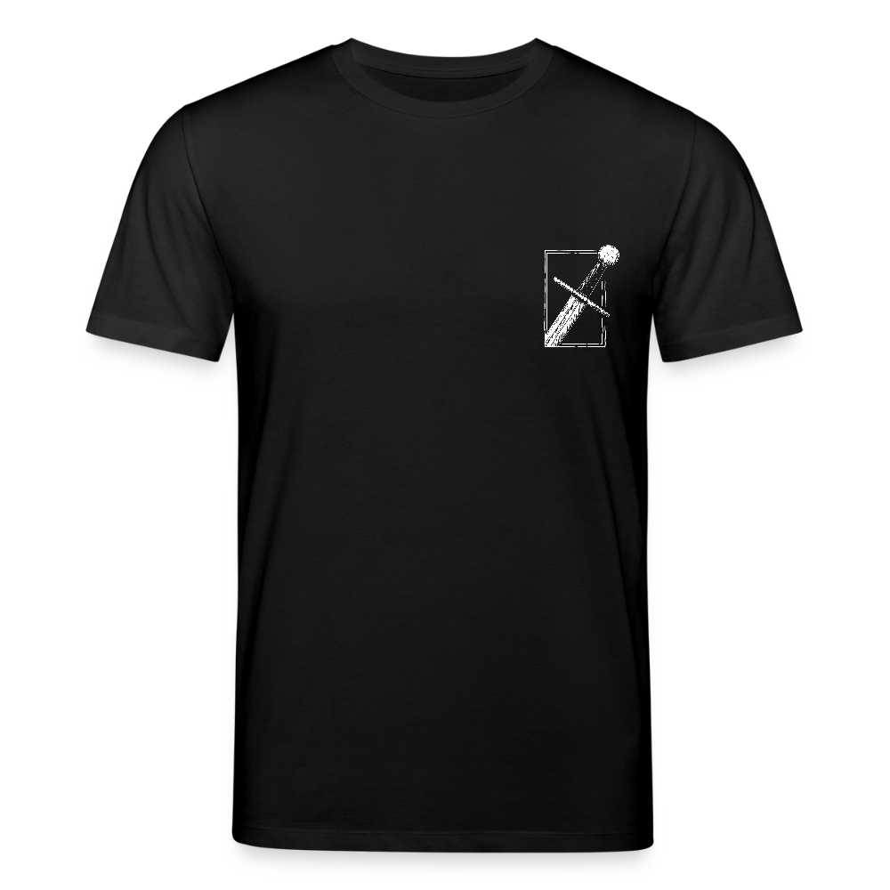 Mittelalterliches Schwert T-Shirt I "swertelin" I Hochmittelalter I dunkel I Bio-Shirt - Schwarz
