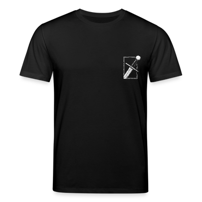 Mittelalterliches Schwert T-Shirt I "swertelin" I Hochmittelalter I dunkel I Bio-Shirt - Schwarz