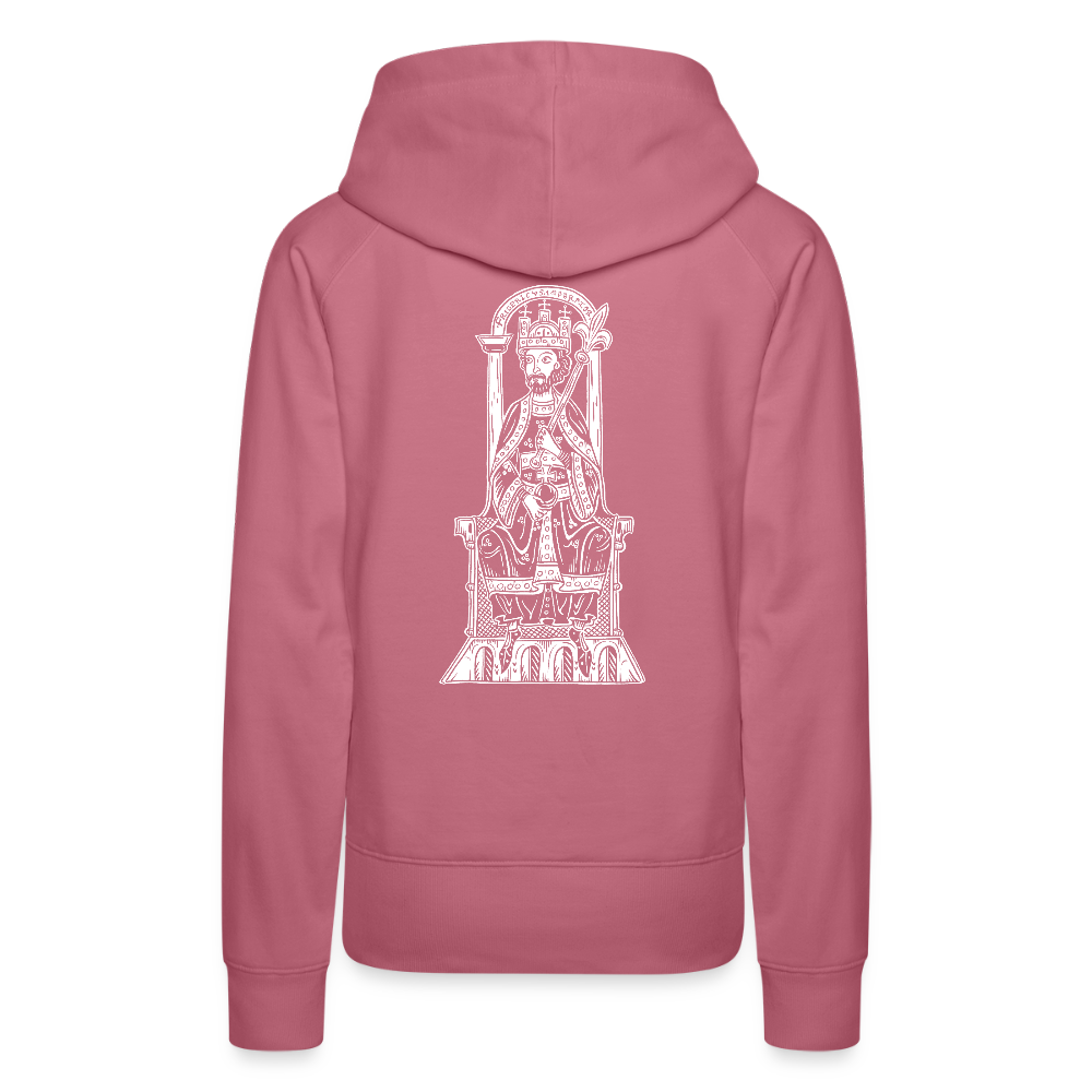 NEUES PROD FRAUEN HOODIE Friedrich Barbarossa - Malve
