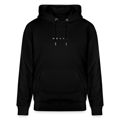 MDVAL Logo Bio-Hoodie - Schwarz