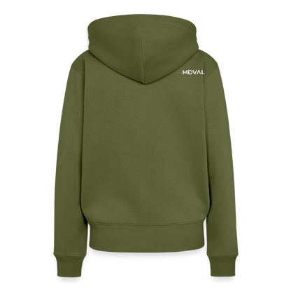 NEUES PROD FRAUEN HOODIE Templer Siegel - Khaki