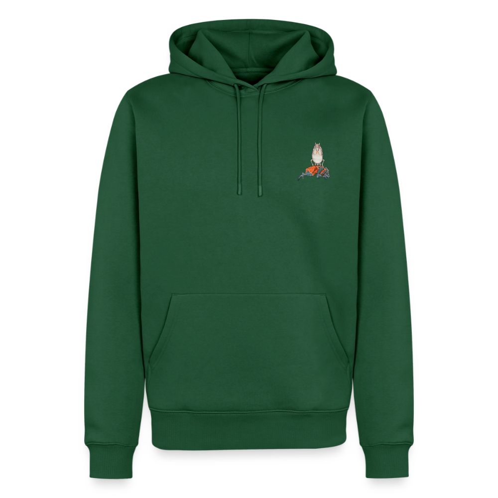 Mittelalterliche Tier Hoodie | Falscher Reiter - Flaschengrün