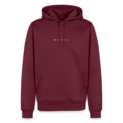 NEUES PROD Männer Premium Hoodie Walther von der Vogelweide - Burgunderrot