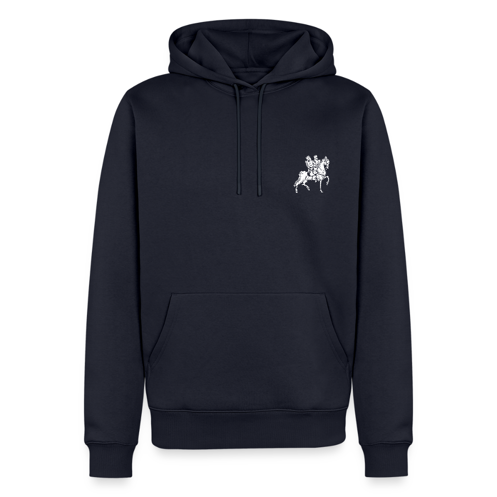 NEUES PROD Männer Premium Hoodie Templer Zwei Reiter - Navy