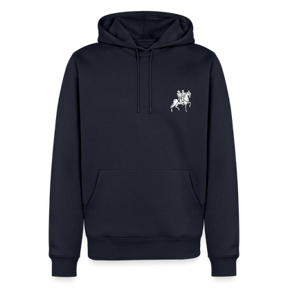 NEUES PROD Männer Premium Hoodie Templer Zwei Reiter - Navy