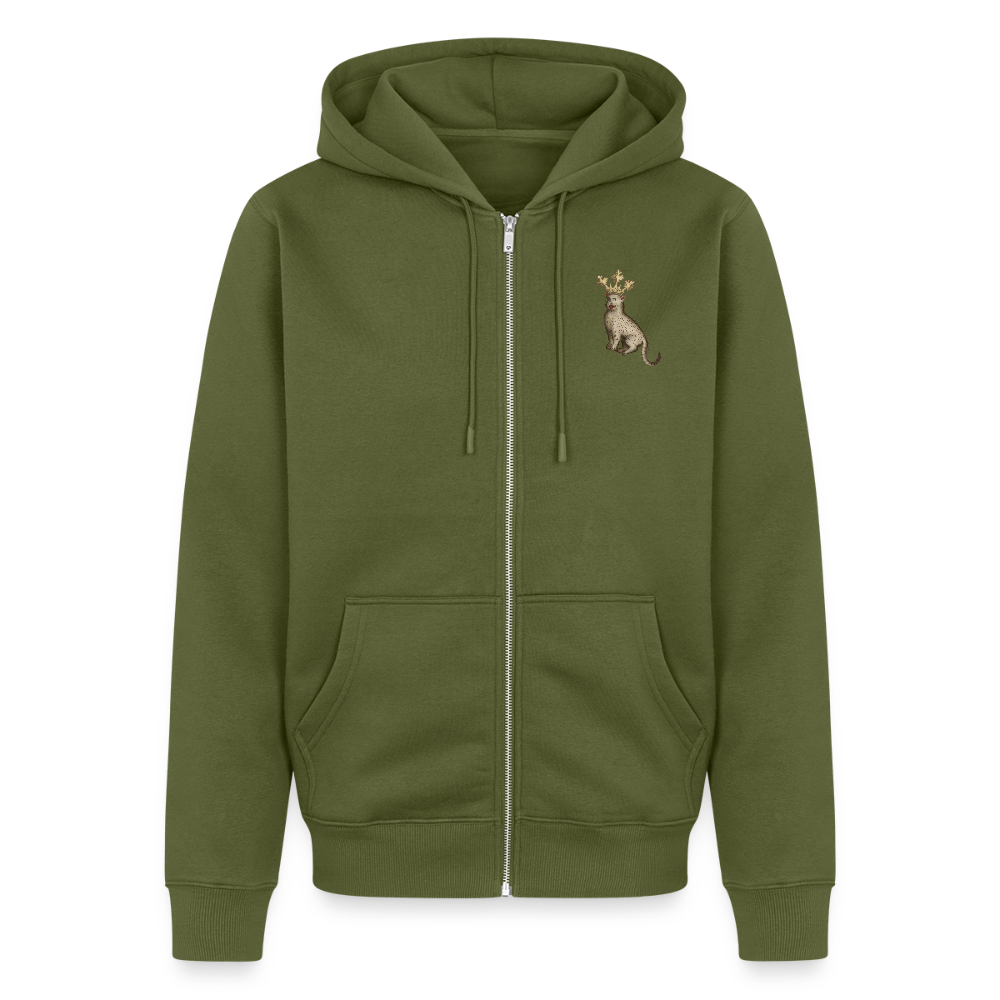 NEUES PROD ZIPPER HERREN Königskatze - Khaki