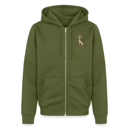 NEUES PROD ZIPPER HERREN Königskatze - Khaki