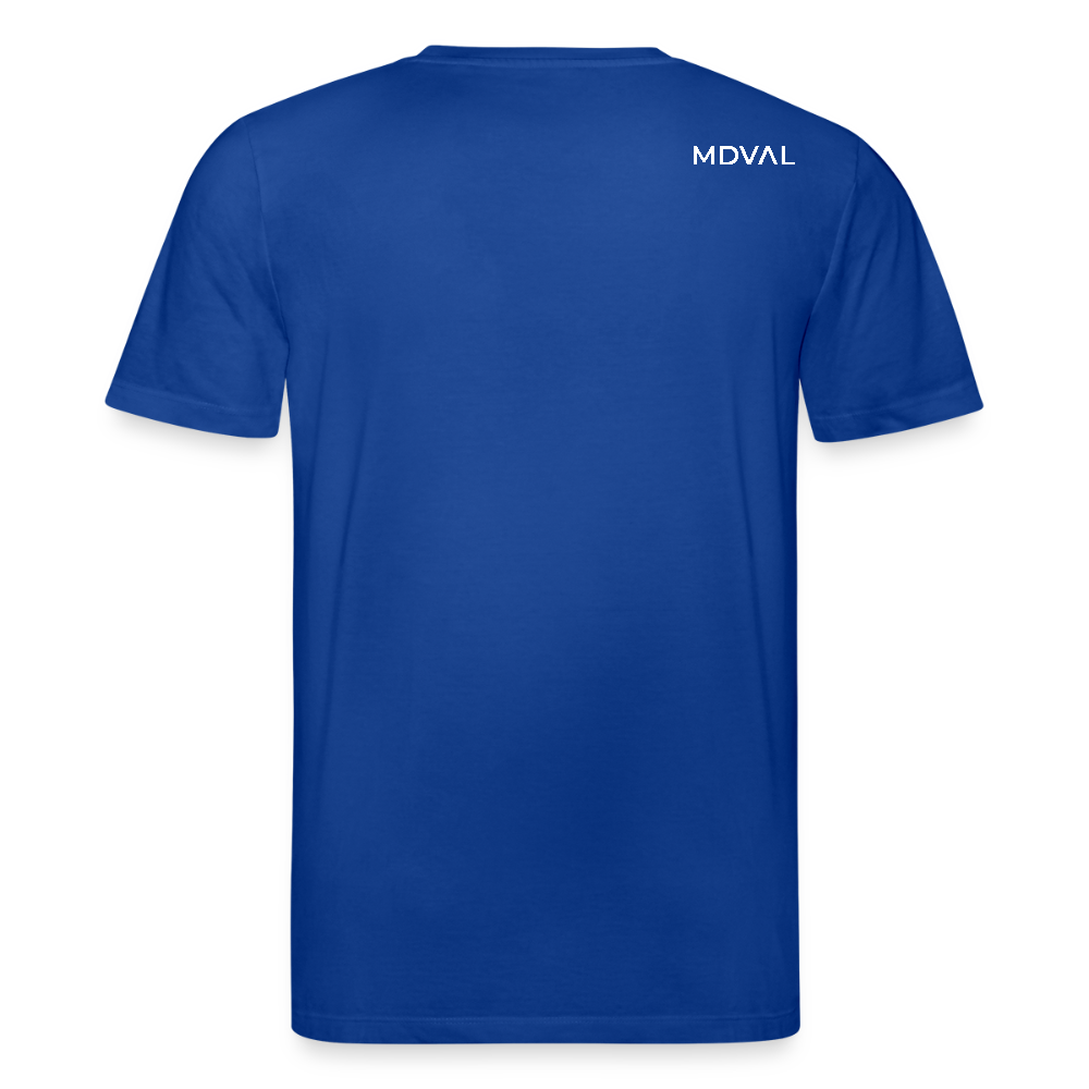 Templer Shirt | Siegel des Templerordens "Zwei Reiter auf einem Pferd" | dunkel | Bio-Shirt - Dunkelblau