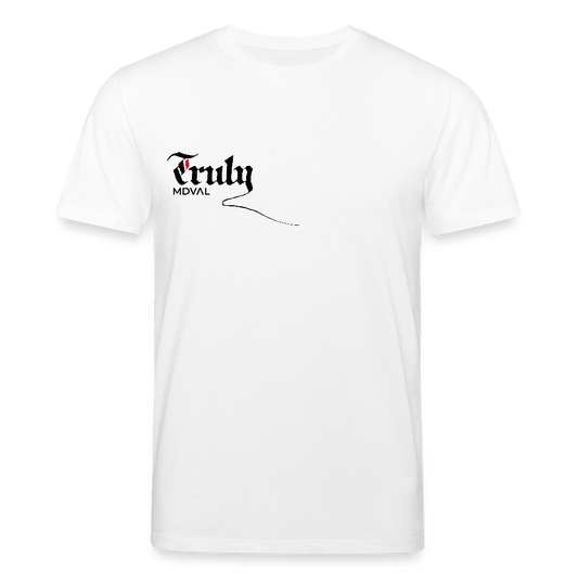 Mittelalter T-Shirt Kalligraphie Textura I hell - Weiß