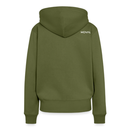 NEUES PROD FRAUEN HOODIE Langes Swertt - Khaki