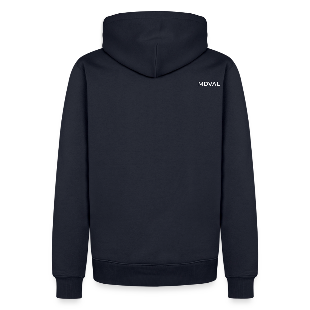 Mittelalter Tiere Hoodie | Tjostender Hase - Navy