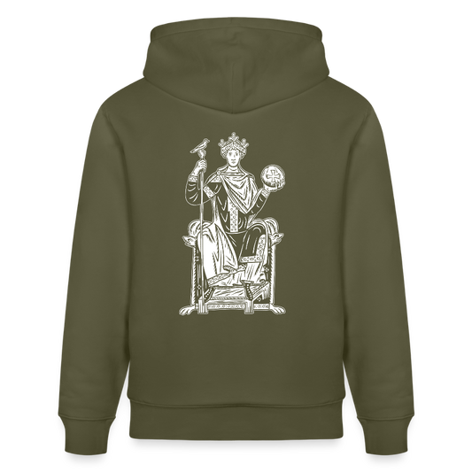 Mittelalterliche Quelle Kaiser Otto III I Bio-Hoodie - Khaki Grün