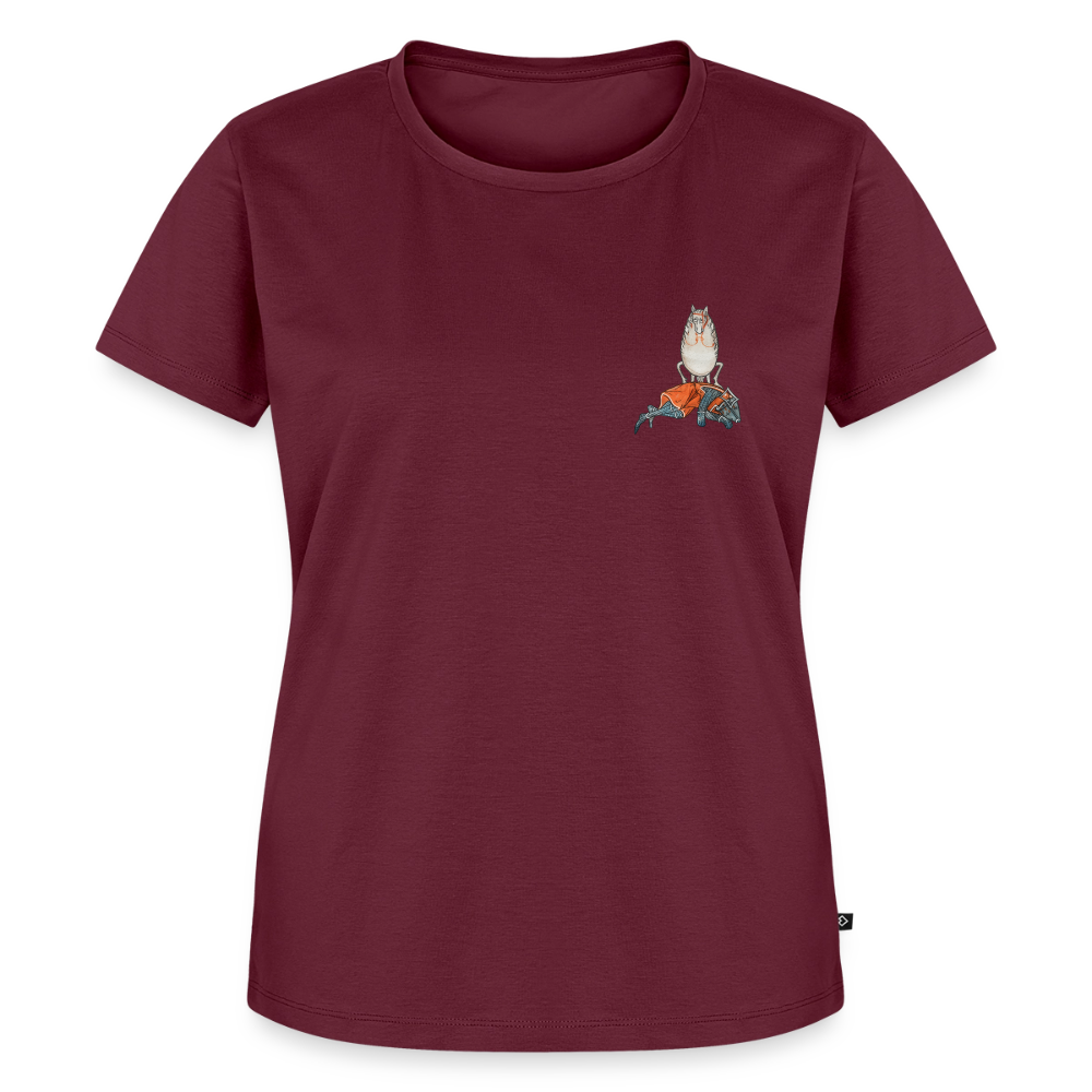 Mittelalter Tiere Shirt | Falscher Reiter - Burgunderrot