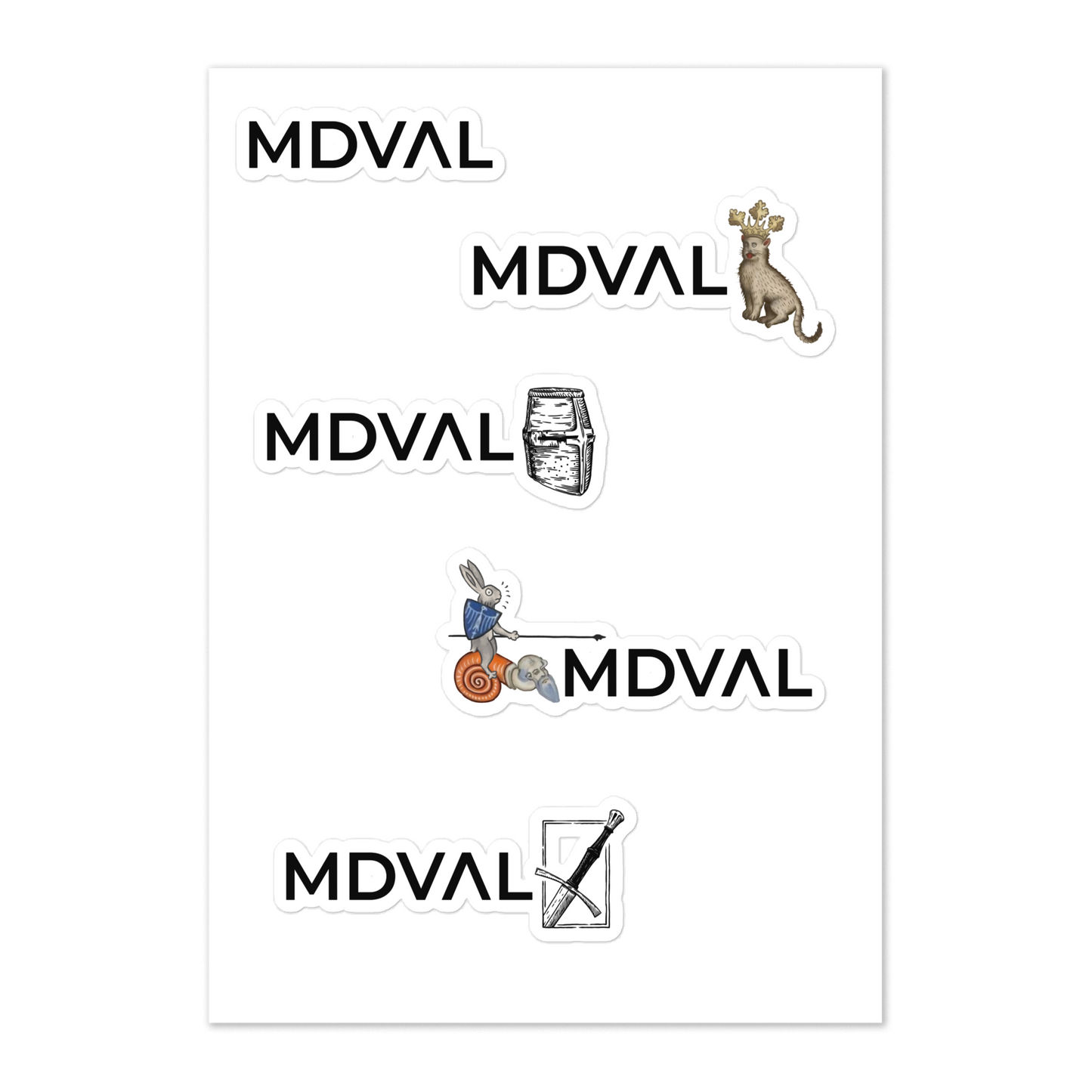MDVAL Sticker Set