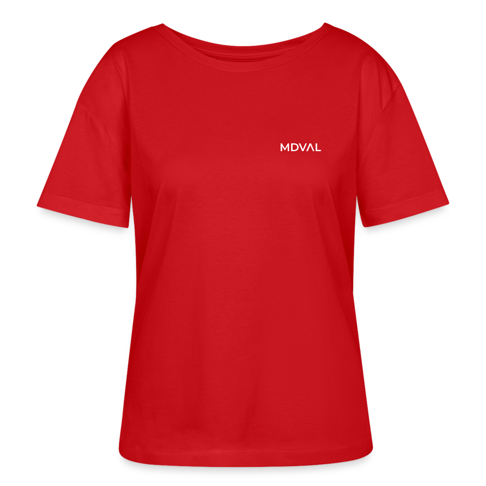 Mittelalter Shirt MDVAL Logo MASSIVE I Damen - Rot