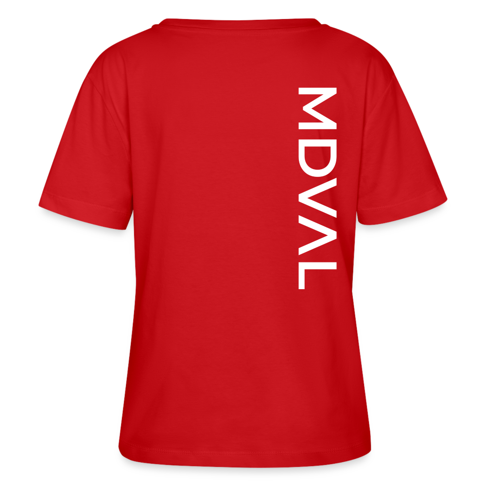 Mittelalter Shirt MDVAL Logo MASSIVE I Damen - Rot