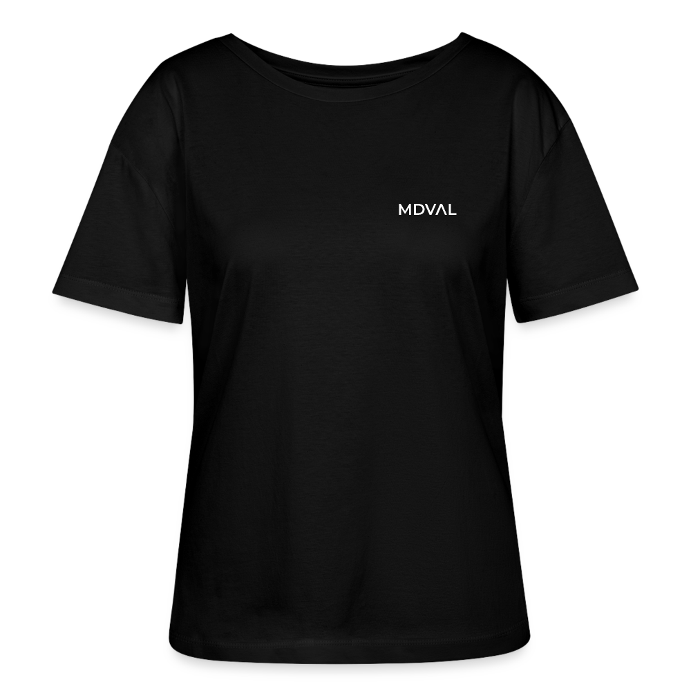 Mittelalter Shirt MDVAL Logo MASSIVE I Damen - Schwarz