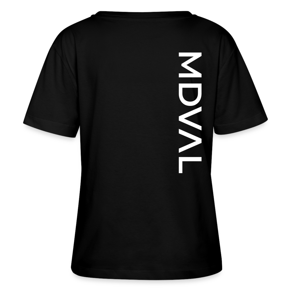 Mittelalter Shirt MDVAL Logo MASSIVE I Damen - Schwarz