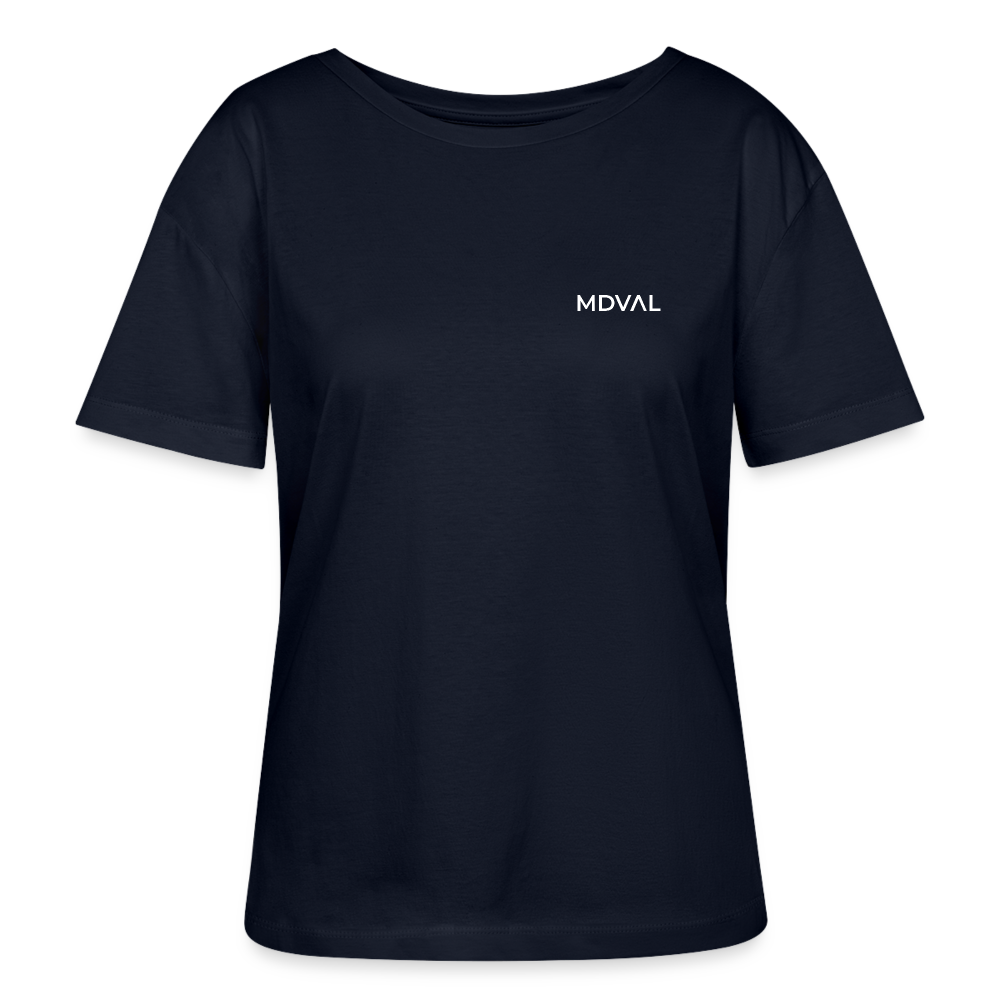 Mittelalter Shirt MDVAL Logo MASSIVE I Damen - Navy